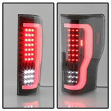 xTune 17-18 Ford F-250 Super Duty (Excl LED Models) LED Tail Lights - Black (ALT-ON-FS17-LBLED-BK) - 9041600