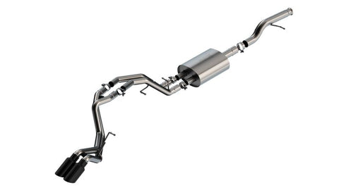 Borla 21-22 Chevrolet Tahoe 5.3L V8 AT 2/4WD S-type Cat-back Exhaust (Black Chrome) - 140855BC