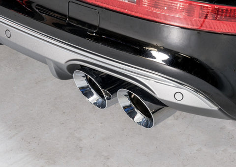 AWE Tuning Audi 8R SQ5 Touring Edition Exhaust - Quad Outlet Chrome Silver Tips - 3015-42052