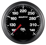 Autometer Elite 52mm 100-340 Deg F Oil Temp Peak & Warn w/ Electronic Control Gauge - 5640