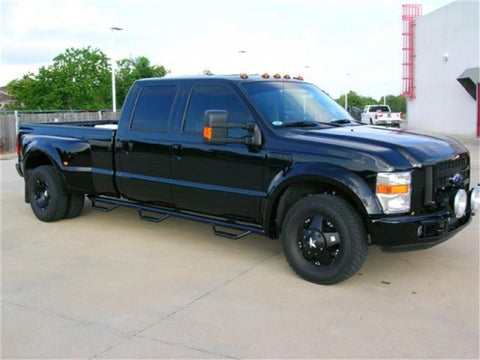 N-Fab Nerf Step 99-16 Ford F-250/350 Super Duty Crew Cab 8ft Bed - Gloss Black - Bed Access - 3in - F99115CC-6