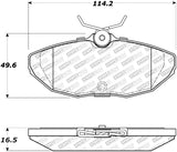 StopTech Street Select Brake Pads Rear - 00-06 Lincoln LS - 305.08060