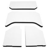 DEI 11-18 Jeep Wrangler JK 4-Door Boom Mat Headliner - 4 Piece - White - 50141