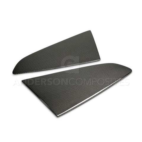 Anderson Composites 2015-2017 Ford Mustang Type -F Style Window Louvers - Flat - AC-WL15FDMU-F