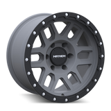 Mayhem 8304 Delta 20x9 / 5x127 BP / -12mm Offset / 78.1mm Hub Matte Gunmetal w/Matte Black Lip Wheel - 8304-2973MGT12