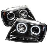 Spyder Jeep Grand Cherokee 99-04 Projector Headlights CCFL Halo LED Blk - PRO-YD-JGC99-CCFL-BK - 5011121