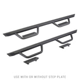 Go Rhino Dominator Xtreme D2 Side Steps 80in. Cab Length - Tex. Blk (No Drill/Mounting Brkt Req.) - D20080T