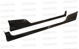 Seibon 02-04 Honda Civic SI TR Style Carbon Fiber Side Skirts - SS0204HDCVSI-TR