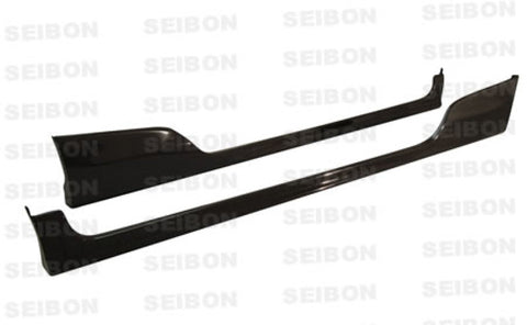 Seibon 02-04 Honda Civic SI TR Style Carbon Fiber Side Skirts - SS0204HDCVSI-TR