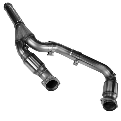 Kooks 14+ GM 1500 Series Truck 6.2L 3in x OEM Out GREEN Cat SS Y Pipe Kooks HDR Req - 28613300