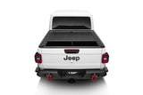 Rugged Ridge 20-22 Jeep Gladiator w/o Trail Rail Sys Armis Tonneau Cover w/Max Track - Tex. Blk - 13550.36