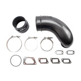 Wehrli 11-16 Chevrolet 6.6L LML Duramax 5in Intake Horn - Gun Metal - WCF100417-GM