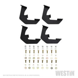 Westin 19-20 Chevrolet Silverado / GMC Sierra 1500 HDX Drop Nerf Step Bars - Textured Black - 56-14115