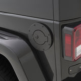 Rampage 2007-2018 Jeep Wrangler(JK) 2 & 4 Door Billet Style Gas Cover - Black - 750138