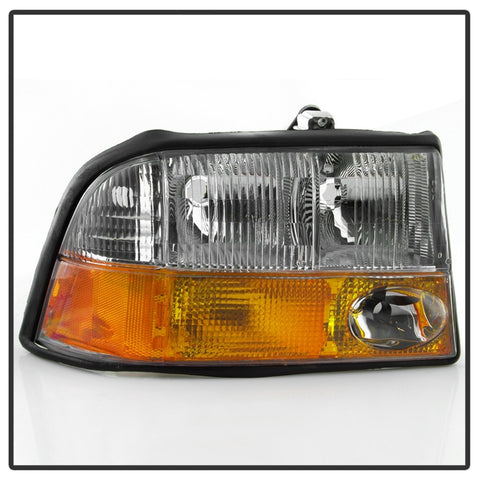 xTune 98-01 GMC Jimmy S15 (w/Fog Lights) OEM Headlights w/Amber Bumper - Chrm (HD-JH-GS1598-OE-C) - 9042690