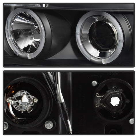 Spyder Toyota Tundra 07-133 Projector Headlights LED Halo LED Blk PRO-YD-TTU07-HL-BK - 5012029