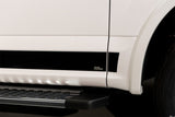 Putco 15-20 Ford F-150 Super Crew Cab 5.5ft (4.25in Tall - 12pcs) Black Platinum Rocker Panels - 9751444BP