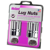 McGard Hex Lug Nut (Drag Racing X-Long Shank) 7/16-20 / 13/16 Hex / 2.475in. Length (4-Pk) - Chrome - 63001