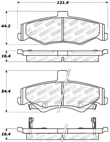 StopTech Performance Brake Pads - 309.07500