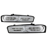 Spyder Chevy Camaro 16-18 (Do Not Fit Halogen Model) LED Tail Lights Chrome ALT-YD-CCAM16LED-SEQ-C - 5087249