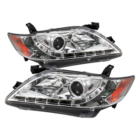 Spyder Toyota Camry 07-09 Projector Headlights DRL Chrome High H1 Low H7 PRO-YD-TCAM07-DRL-C - 5039415