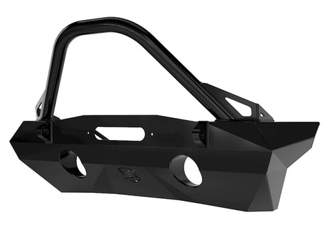 ICON 07-18 Jeep Wrangler JK Pro Series Front Bumper Rec Winch Mount w/Bar/Tabs - 25215