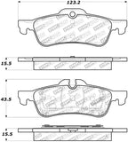 StopTech Performance 02-06 Mini Rear Brake Pads - 309.10600