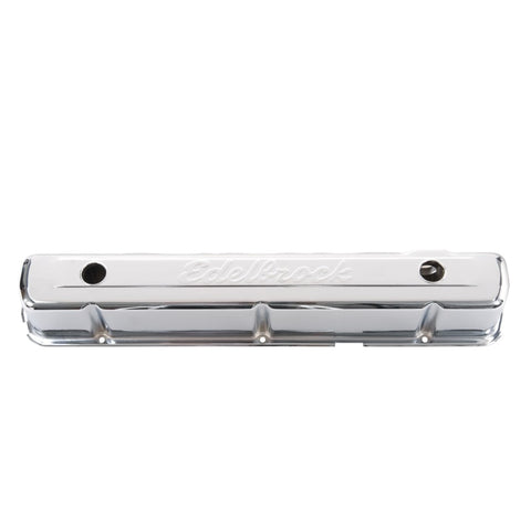 Edelbrock Valve Cover Signature Series Chevrolet 1962-2001 194-292 CI Inline 6 Chrome - 4477