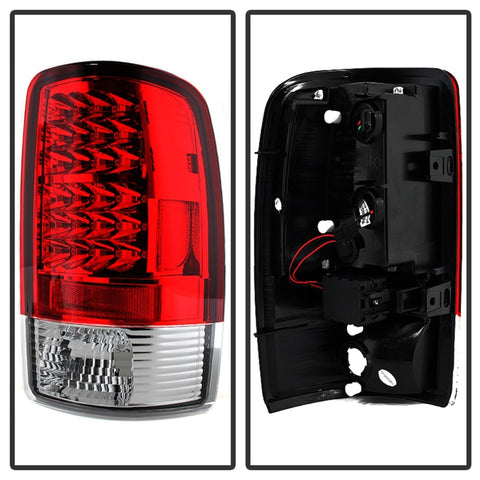 Spyder Chevy Suburban/Tahoe 1500/2500 00-06 LED Tail Lights Red Clear ALT-YD-CD00-LED-RC - 5001542