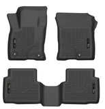 Husky Liners 20-21 Ford Escape All Models Exc Hybrid Weatherbeater Front and 2nd Seat Liners - BLK - 95721