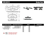 StopTech Performance Brake Pads - 309.04310