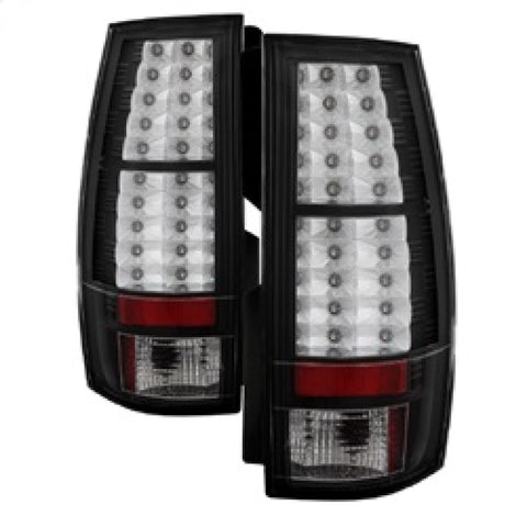 Spyder Chevy Suburban/GMC Yukon/Yukon Denali 07-14 LED Tail Lights Blk ALT-YD-CSUB07-LED-BK - 5002136