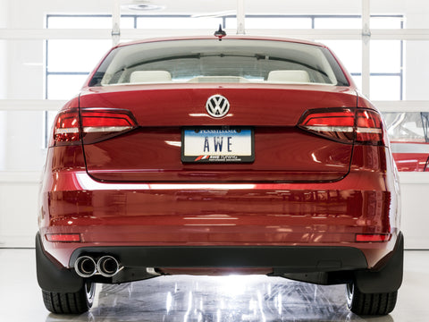 AWE Tuning 09-14 Volkswagen Jetta Mk6 1.4T Track Edition Exhaust - Chrome Silver Tips - 3020-22032