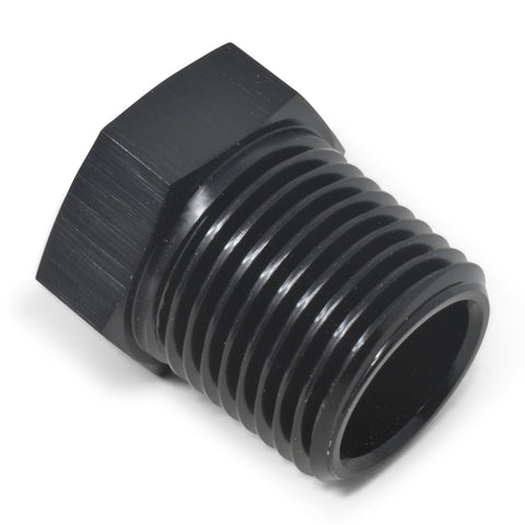 Russell Performance 3/8in Male to 1/4in Female Pipe Bushing Reducer (Black) - 661563