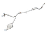 AWE Tuning Audi B9 A5 SwitchPath Exhaust Dual Outlet - Chrome Silver Tips (Includes DP and Remote) - 3025-32026