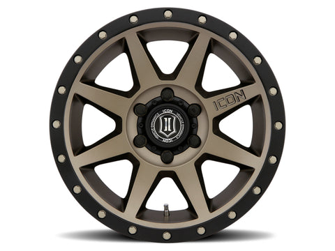 ICON Rebound 17x8.5 6x5.5 25mm Offset 5.75in BS 95.1mm Bore Bronze Wheel - 1817859057BR