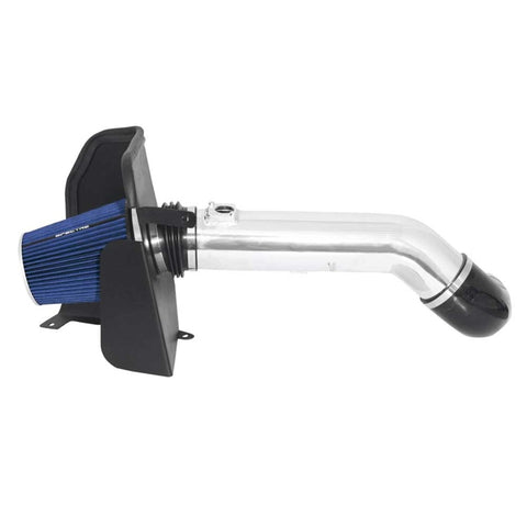 Spectre 09-12 GM Truck V8-4.8/5.3/6.0L F/I Air Intake Kit - Polished w/Blue Filter - 9918B