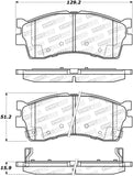 StopTech Street Brake Pads - 308.08890