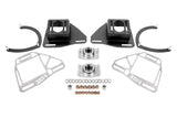 BMR Suspension 82-92 Chevy Camaro Caster/Camber Plates w/ Lockout Plates - Black Hammertone - WAK331H