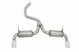 Gibson 14-20 Jeep Cherokee 3.2L 2.5in/2.25in Cat-Back Dual Split Exhaust - Stainless - 617208