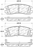 StopTech Sport Brake Pads w/Shims and Hardware - Front - 309.06980