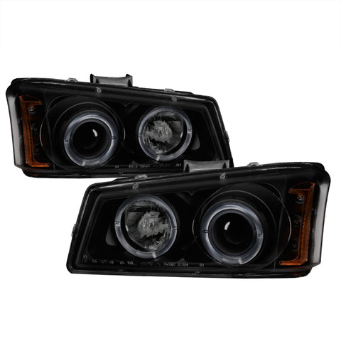 Spyder Chevy Silverado 1500/2500/3500 03-06 Projector Headlights PRO-YD-CS03-AM-BSM - 5078315