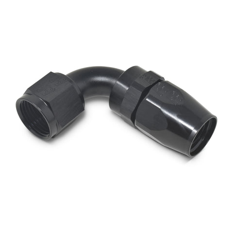 Russell Performance -10 AN Black 90 Degree Full Flow Hose End - 610185