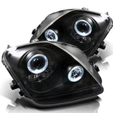 Spyder Honda Prelude 97-01 Projector Headlights LED Halo Black High H1 Low H1 PRO-YD-HP97-HL-BK - 5011039