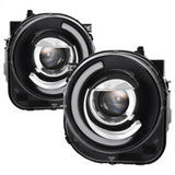 xTune 15-17 Jeep Renegade Light Bar DRL Projector Headlights -Black (PRO-JH-JREN-LBDRL-BK) - 9039720