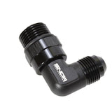 Snow -10 ORB to -8AN 90 Degree Swivel Fitting (Black) - SNF-60189