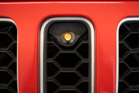 DV8 Offroad 2018+ Jeep JL Grill Amber Marker Lights - GRJL-02