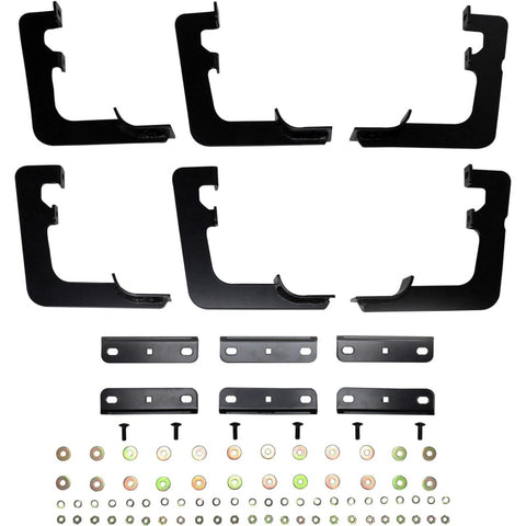 Westin 19 Ram 1500 Quad/Crew Cab (Ex. Classic) Premier Oval Nerf Step Bar Mount Kit - Black - 22-2245