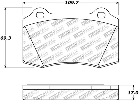 StopTech Street Touring Brake Pads - 308.05920