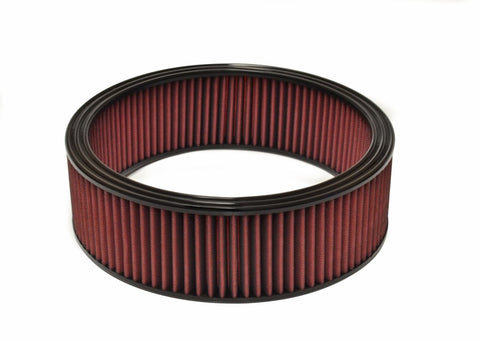 Injen Performance Air Filter 14in Round x 4in Tall - 1in Pleats - X-1091-BR